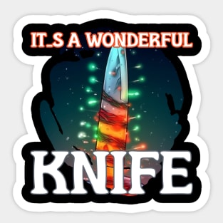 It's a Wonderful KNIFE Sticker